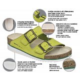 další vyobrazení Pantofle na klínku Bennon KORKY GREEN Slipper