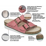 další vyobrazení Pantofle na klínku Bennon KORKY PINK Slipper