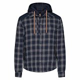 další vyobrazení Pracovní flanelová košile Nine Worths GRAF 1257, námořní modrá