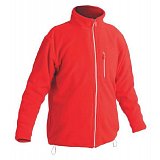 další vyobrazení Pracovní fleece mikina KARELA, červená
