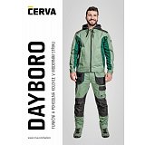další vyobrazení Pracovní kalhoty CRV DAYBORO, mechově zelená