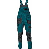 další vyobrazení Pracovní kalhoty s laclem CRV DAYBORO, petrolejová