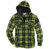 další vyobrazení Pracovní termokošile s kapucí TERRAX, černo-limetková