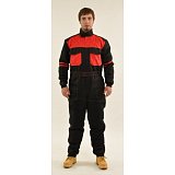 další vyobrazení Pracovní zateplená kombinéza 2470, černo/červená