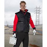 další vyobrazení Pracovní zateplená vesta DAVIDA, černá