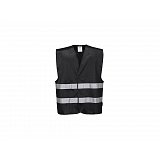 další vyobrazení Rozlišovací vesta s reflexními pruhy Portwest IONA, černá