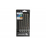 další vyobrazení Sada SDS vrtáků do betonu BX4 Högert, 5 ks