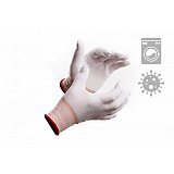 další vyobrazení Samodezinfekční rukavice Agnes HighSafe se stříbrem, bílé