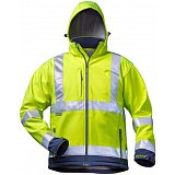 další vyobrazení Softshellová reflexní bunda s kapucou LIAM, žlutá