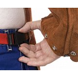 další vyobrazení Svářečská zástěra k rukávníkům WELDAS Lava Brown W44-7800, 51 cm