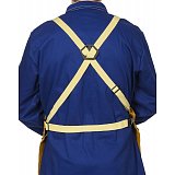 další vyobrazení Svářečská zástěra WELDAS Golden Brown, 107x80cm