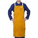 další vyobrazení Svářečská zástěra WELDAS Golden Brown, 107x80cm