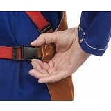 další vyobrazení Svářečská zástěra WELDAS Lava Brown, 122x80cm