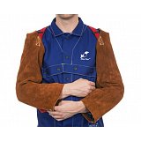 další vyobrazení Svářečské kožené rukávníky WELDAS Lava Brown, 58cm