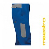 další vyobrazení Svářečské laclové kalhoty CHAMEO MAESTRO WR5, royal/tm.šedá