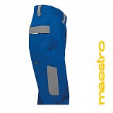další vyobrazení Svářečské pasové kalhoty CHAMEO MAESTRO WR5, royal/tm.šedá	