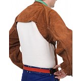 další vyobrazení Svářečské rukávy WELDAS Lava Brown, vel.M-XL