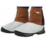 další vyobrazení Svářečské vysoké kamaše WELDAS Lava Brown, 15 cm