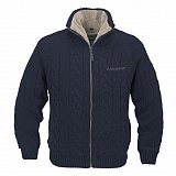 další vyobrazení Svetr s kožešinovou podšívkou, tm.modrá