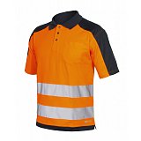 další vyobrazení Výstražná pracovní dvoubarevná polokošile Issa 8190, oranžová