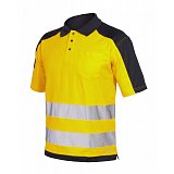 další vyobrazení Výstražná pracovní dvoubarevná polokošile Issa 8190, žlutá
