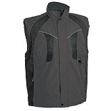 další vyobrazení Zateplená nepromokavá pracovní vesta NYALA, černá/šedá