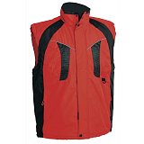 další vyobrazení Zateplená nepromokavá pracovní vesta NYALA, červená/černá