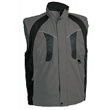 další vyobrazení Zateplená nepromokavá pracovní vesta NYALA, šedá/černá