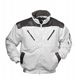 další vyobrazení Zateplená pilotka s vpínací vložkou HOLLIS ALASKA, bílo-šedá