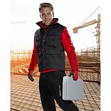 další vyobrazení Zimní pracovní vesta TRITON/TONY, černá