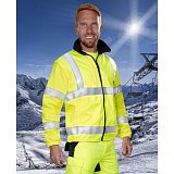 další vyobrazení Zimní reflexní dvoubarevná bunda 4v1 HI-VIZ, žlutá