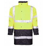 další vyobrazení Zimní reflexní dvoubarevná bunda 4v1 HI-VIZ, žlutá
