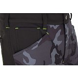 další vyobrazení Zimní softshellové kalhoty Bennon CAMOS TROUSERS, černá/šedá