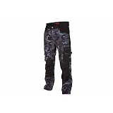 další vyobrazení Zimní softshellové kalhoty Bennon CAMOS TROUSERS, černá/šedá
