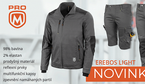 KOLEKCE EREBOS pracovní a volnočasové oděvy